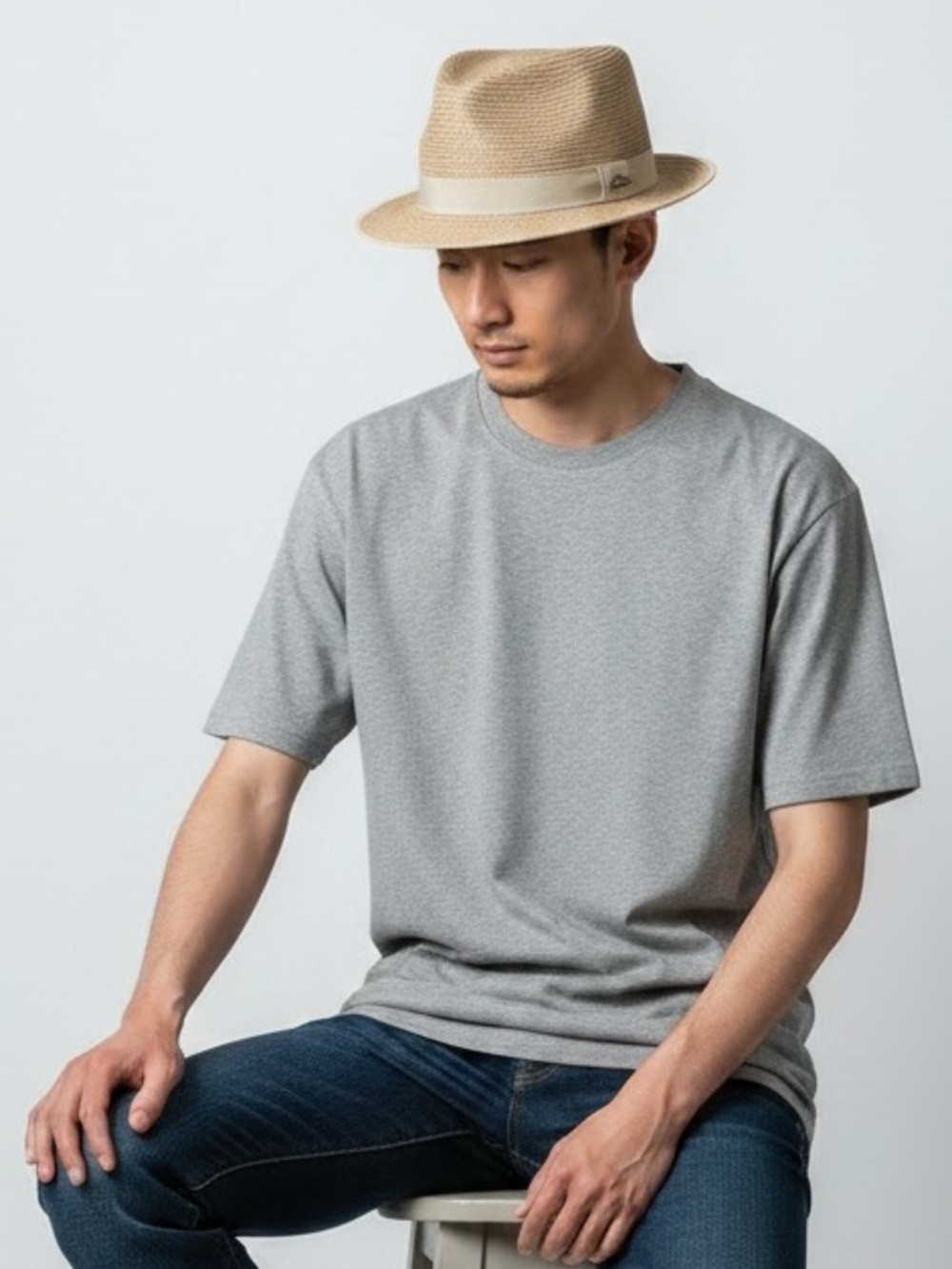 Tommy Bahama Fine Paper Braid Fedora Size Small/Medium